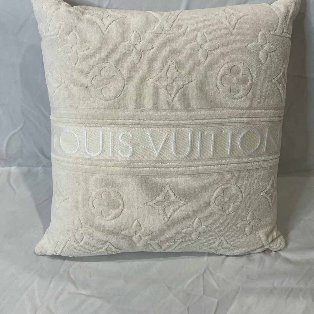Louis Vuitton - Cream -   Monogram - Pillow